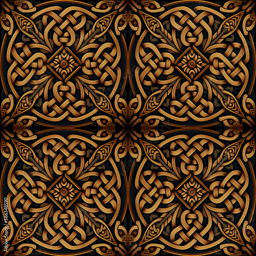 seamless viking pattern