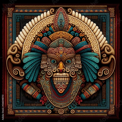 mayan pattern photo