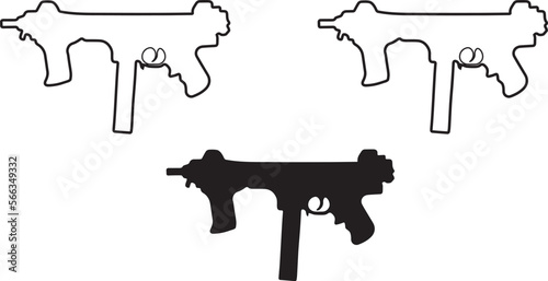 Beretta M12S submachine gun supplied by Italian police forces-