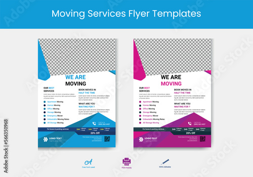 Moving Services Flyer Templates