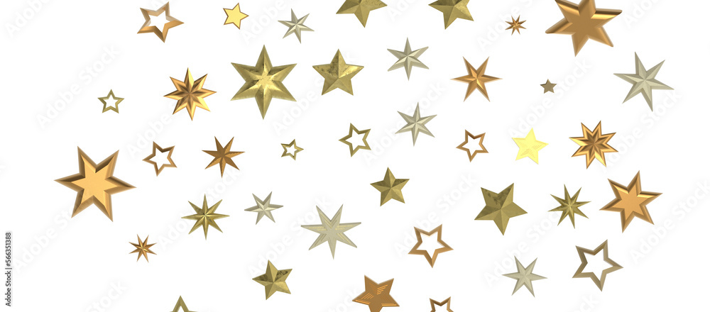 A gray whirlwind of golden snowflakes and stars. New A gray whirlwind of golden snowflakes and stars. New