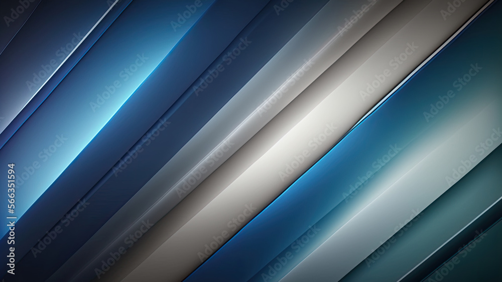 Obraz premium a close up of a cell phone with a colorful background of wavy lines on it's side and a blue background with a white top and bottom corner with a yellow bottom corner. Generative Ai