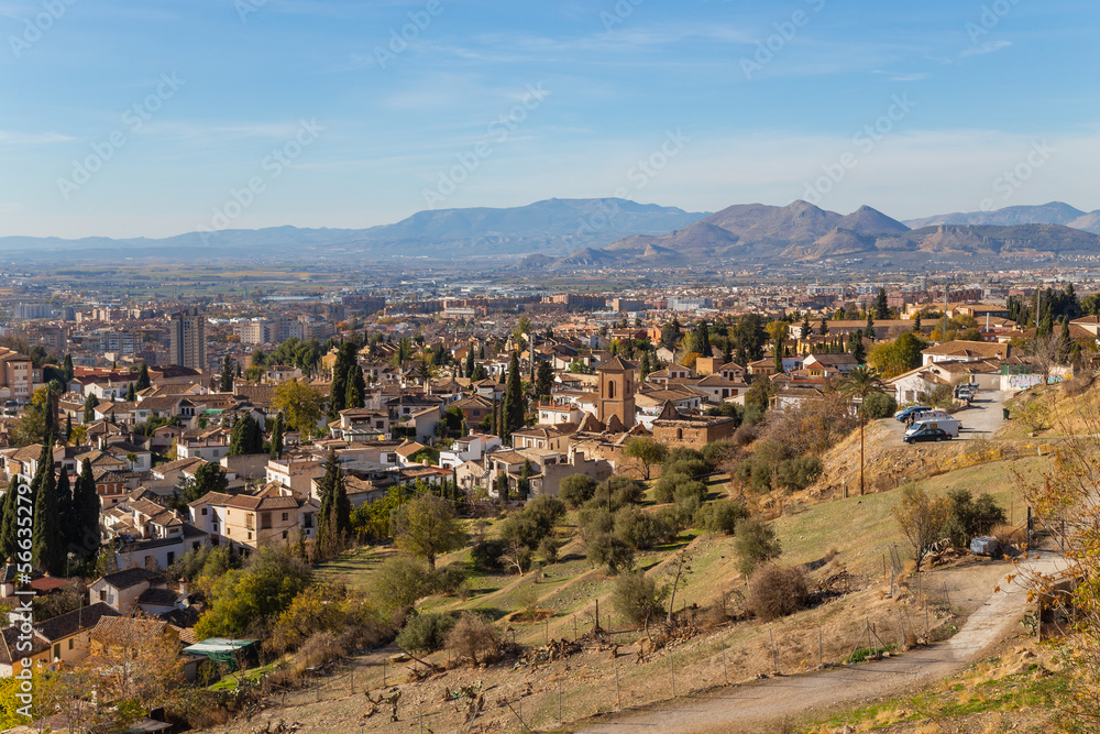 city of Granada in Andalusia