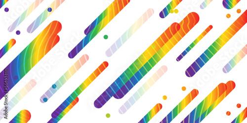Colored modern background in LGBT colors. Colorful pride designs. Vector illustration.