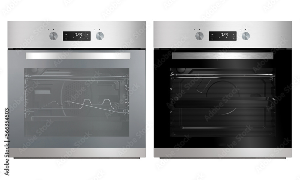 Image of a cooking range on a white background Image of a cooking range on a white background