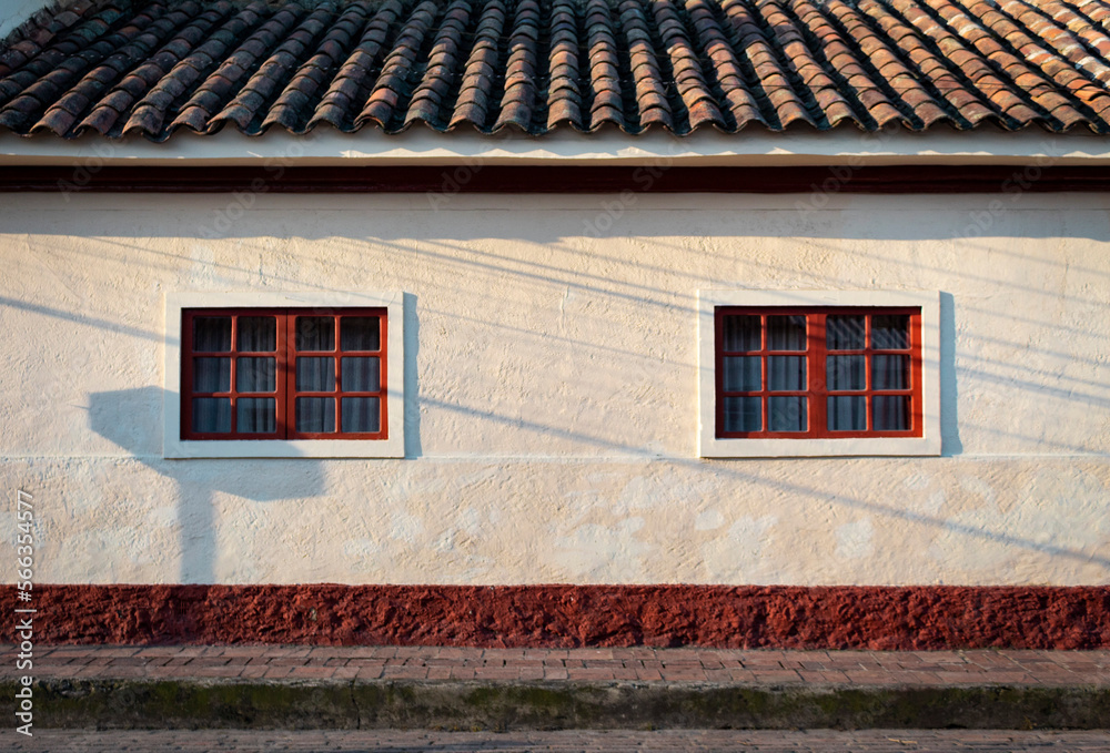 old town house with windows old town house with windows