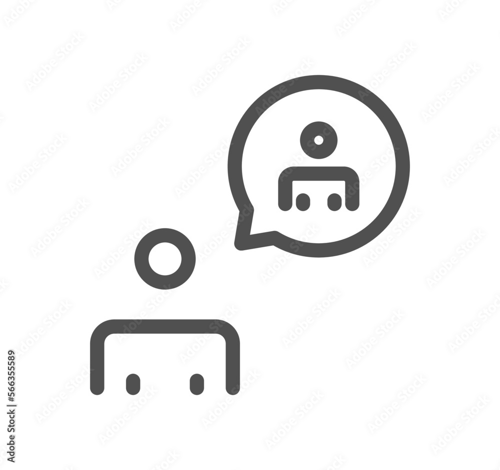 Cv and resume self presentation related icon outline and linear vector. Cv and resume self presentation related icon outline and linear vector.