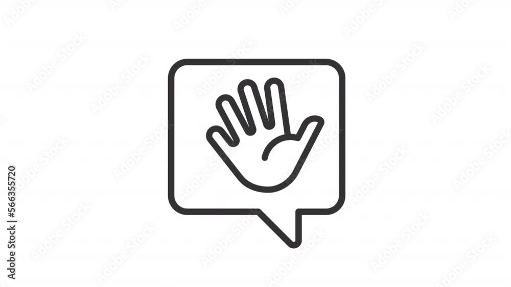 Animated online chat linear icons. Internet communication. Greeting emoji. Live dialogue. Seamless loop HD video with alpha channel on transparent background. Outline motion graphic animation Animated online chat linear icons. Internet communication. Greeting emoji. Live dialogue. Seamless loop HD video with alpha channel on transparent background. Outline motion graphic animation