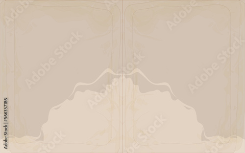 vintage paper sheet template like witch book