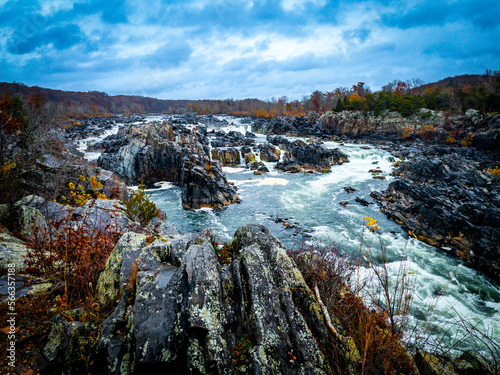 view from autumn hike along Potomac river
