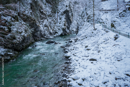 Fluss Breitach im Allgäu