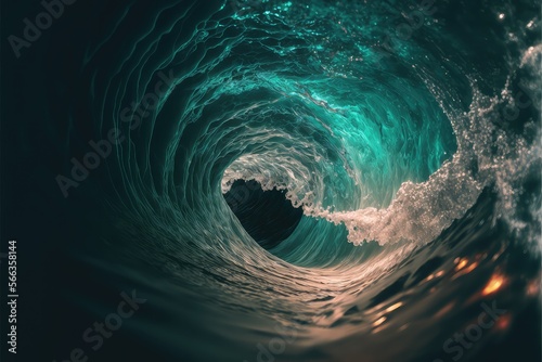 Ocean wave tunnel