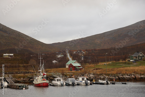 An Arctic Fishing Town in Norway photo