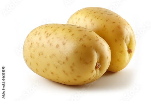 potato isolated on white background