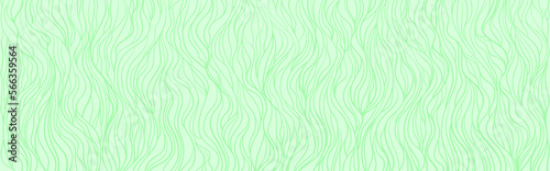 Wavy background. Hand drawn waves. Seamless wallpaper on horizontally surface. Stripe texture with many lines. Waved pattern. Colored illustration for design