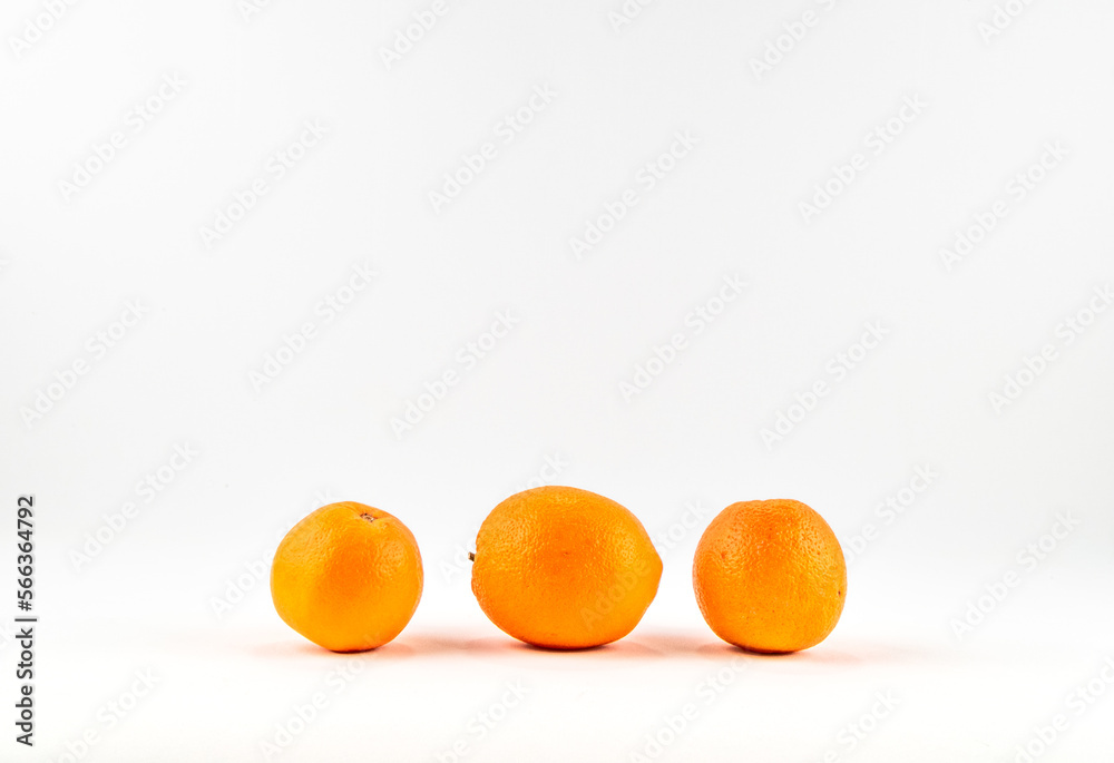 Ripe mandarim on white background isolated. Ripe full depth of field. Fresh tangerine
Ripe mandarim on white background isolated. Ripe full depth of field. Fresh tangerine
