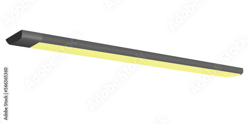 Led  long light frame. vector illustration