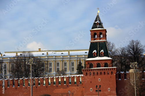 Obraz na płótnie Moscow Kremlin architecture, popular landmark. w salonie