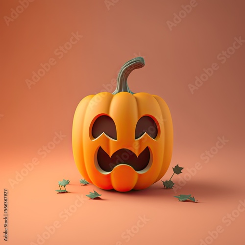 Cute Cartoon Jack o' lanter...