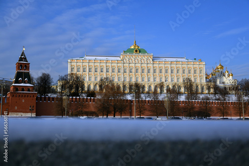 Obraz na płótnie Moscow Kremlin architecture, popular landmark. w salonie
