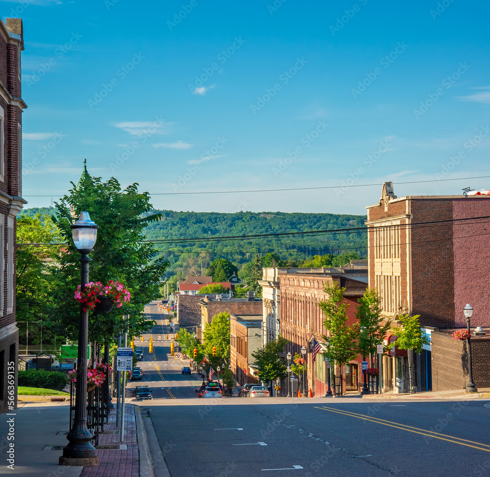 City of Marquette in Northern Michigan sits on Hilltop