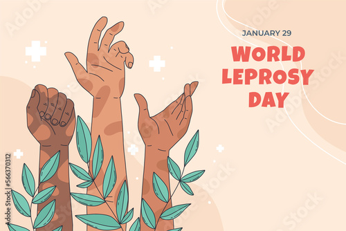 leprosy day. leprosy. leprosy background