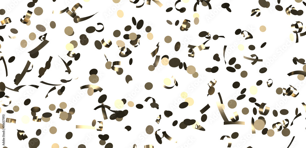 Glittering golden confetti png. Glittering golden