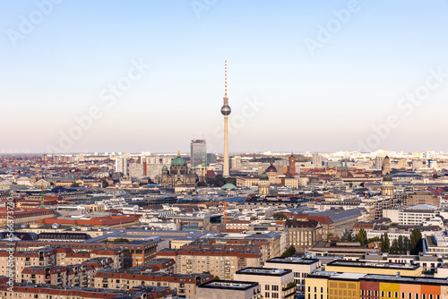 Panoramablick   ber Berlin