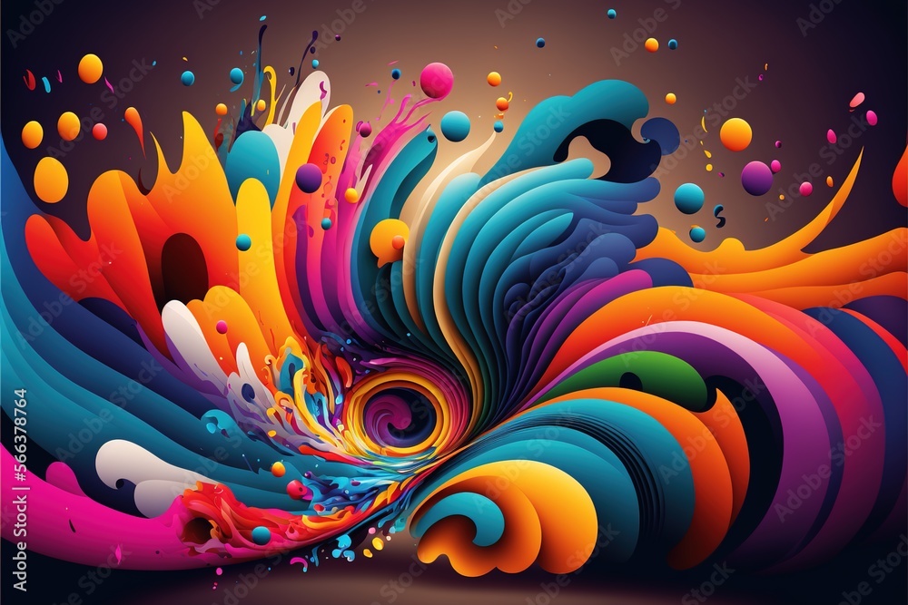 Obraz premium Abstract colorful background