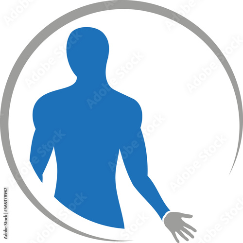 Person in Bewegung, Hand, Handrehabilitation, Handtherapie, Ergotherapie, Logo