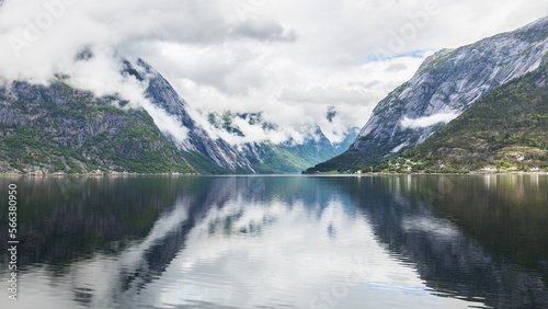 The Eidfjord in Hardanger in Norway