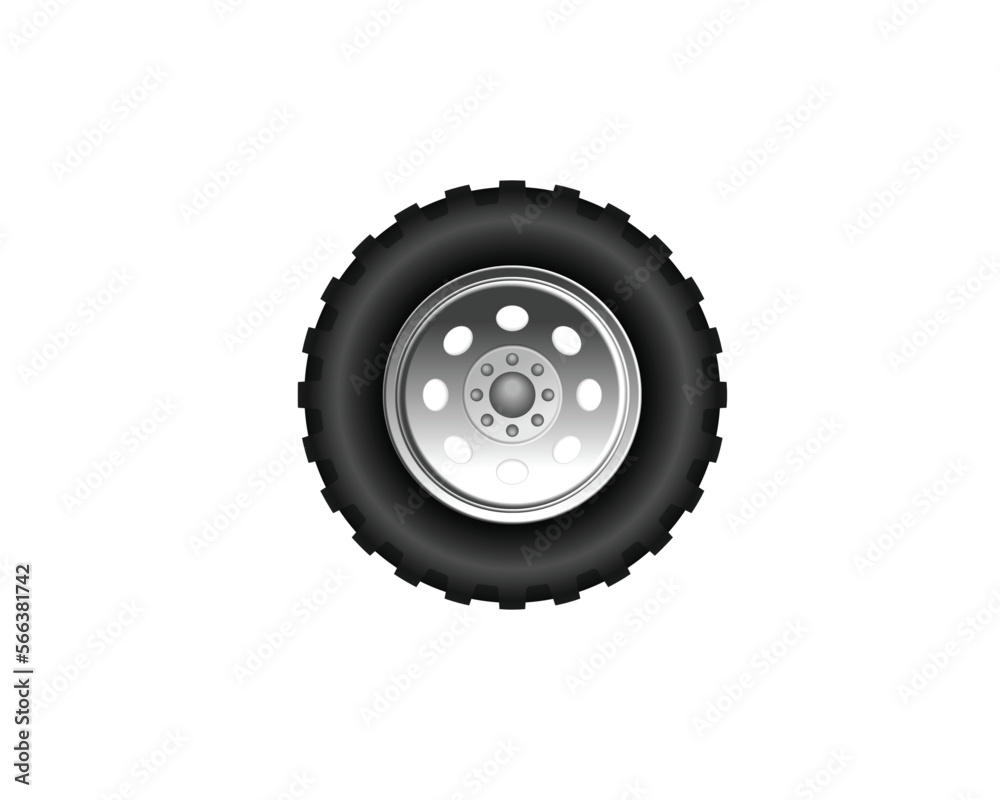 truck tire vector truck tire vector