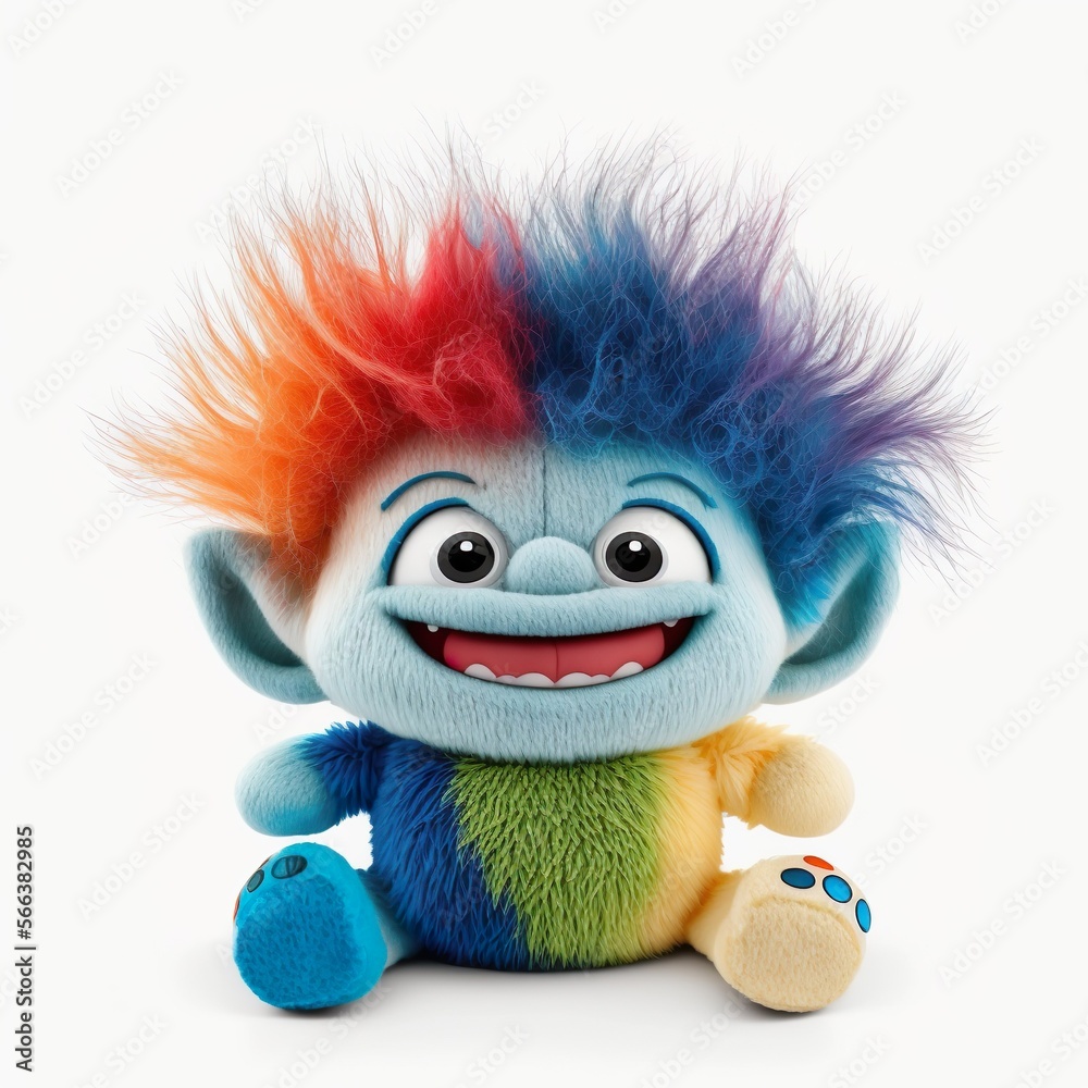 Colorful Troll Plush Toy Colorful Troll Plush Toy