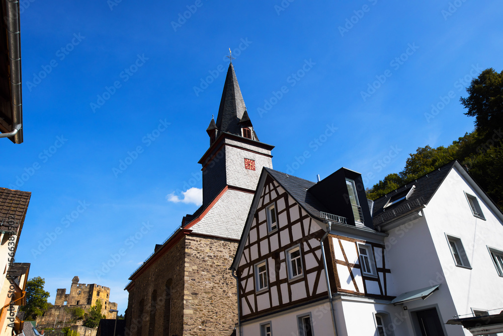 balduinstein historic german village in summer