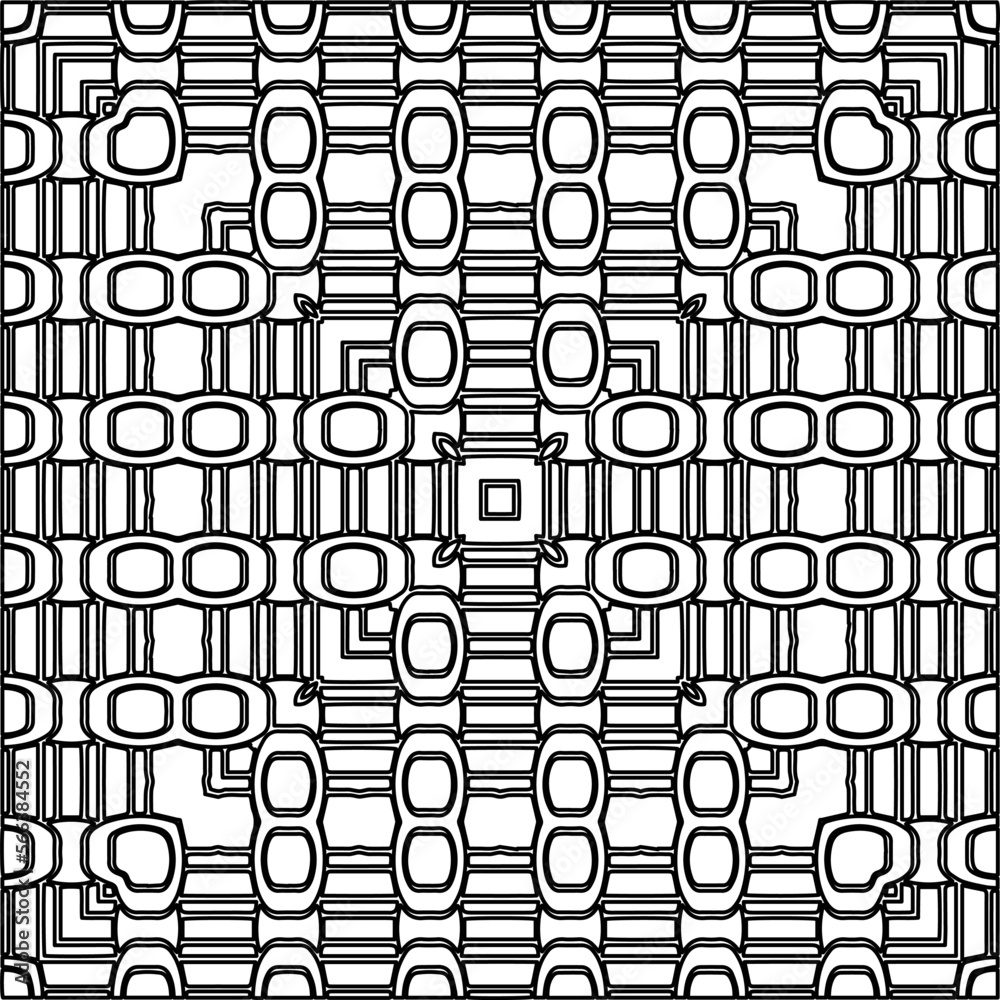 Stylish texture with figures from lines.
Abstract geometric black and white pattern for web page, textures, card, poster, fabric, textile. Monochrome graphic repeating design. Stylish texture with figures from lines.
Abstract geometric black and white pattern for web page, textures, card, poster, fabric, textile. Monochrome graphic repeating design.