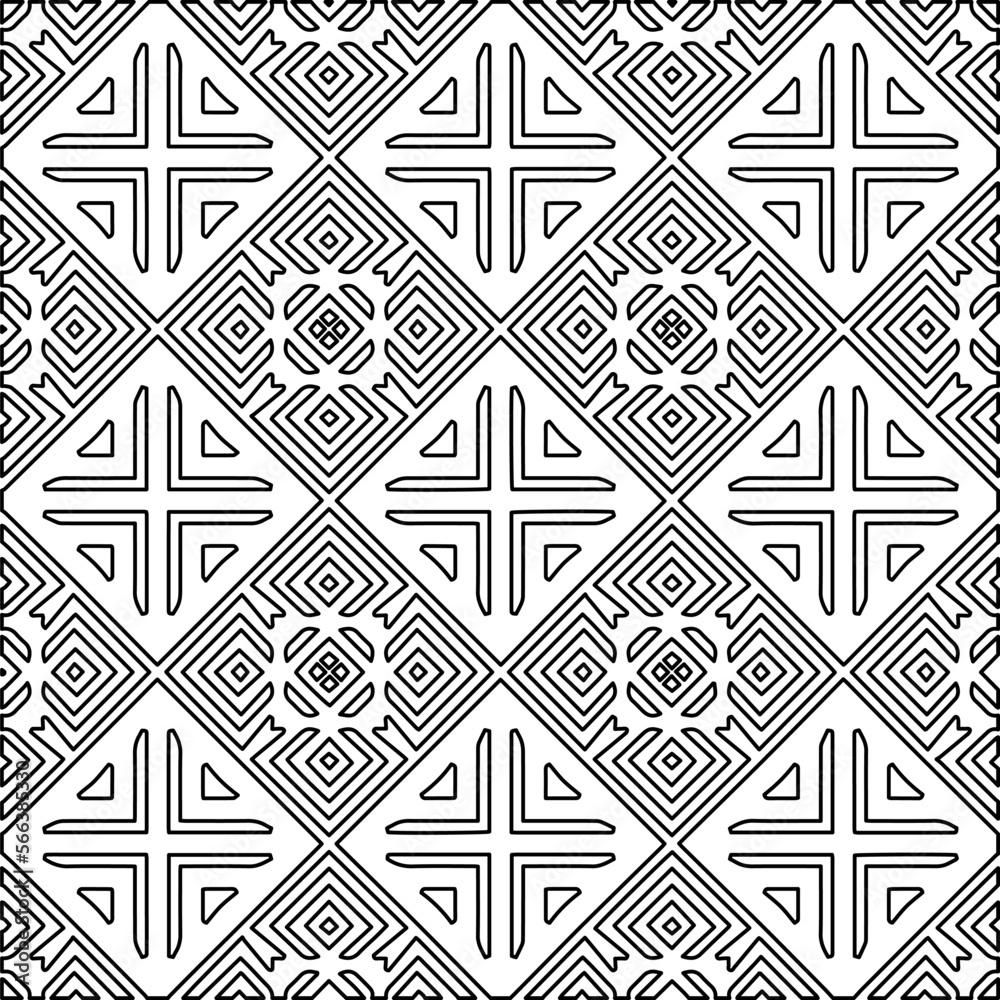 Stylish texture with figures from lines.
Abstract geometric black and white pattern for web page, textures, card, poster, fabric, textile. Monochrome graphic repeating design. Stylish texture with figures from lines.
Abstract geometric black and white pattern for web page, textures, card, poster, fabric, textile. Monochrome graphic repeating design.
