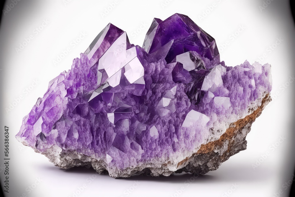Purple amethyst crystal Purple amethyst crystal