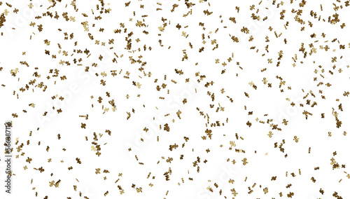 Rain of discount symbols in golden with transparent background