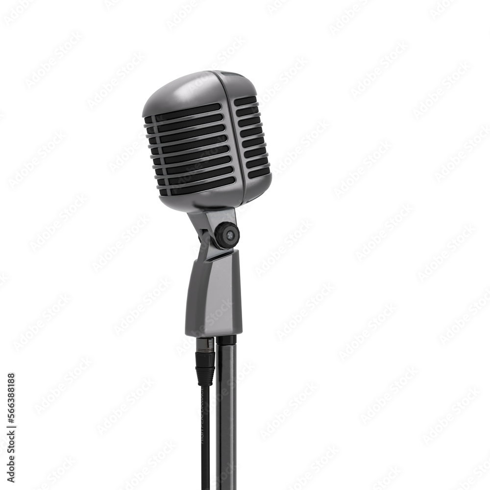 Fototapeta premium Microphone マイクロホン マイク 透過PNG