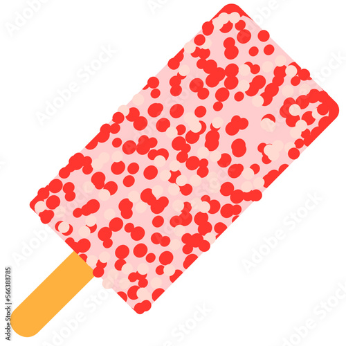 Ice Cream Sundae Illustration 