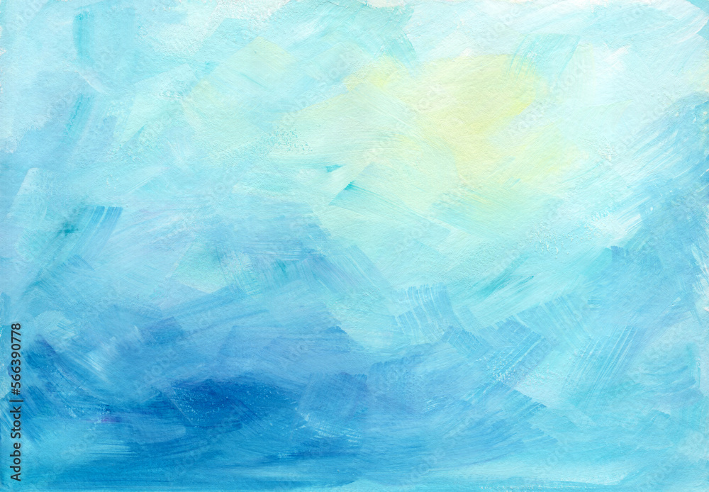 Abstract blue watercolor background. Blue sky, dawn. Abstract blue watercolor background. Blue sky, dawn.