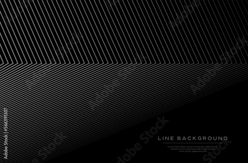 Modern black lines abstract background.