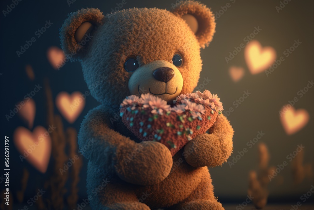 Cute Valentine Teddy Bear Cute Valentine Teddy Bear