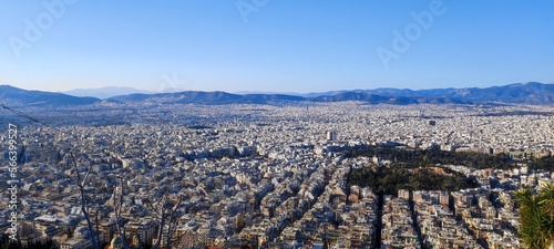 Athens from above Mt.Lycavytos