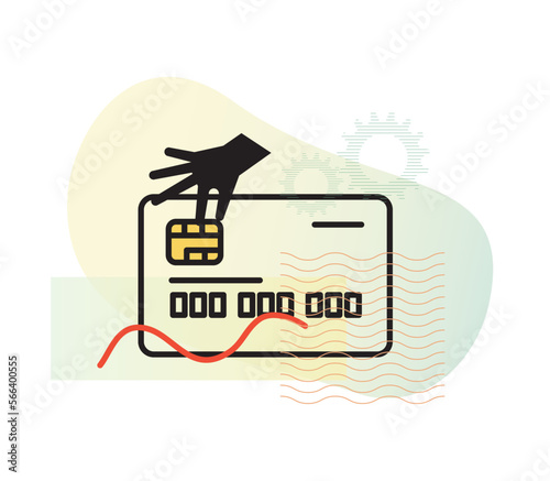 Phishing Fraud - Credit Card Information Stealing - Icon
