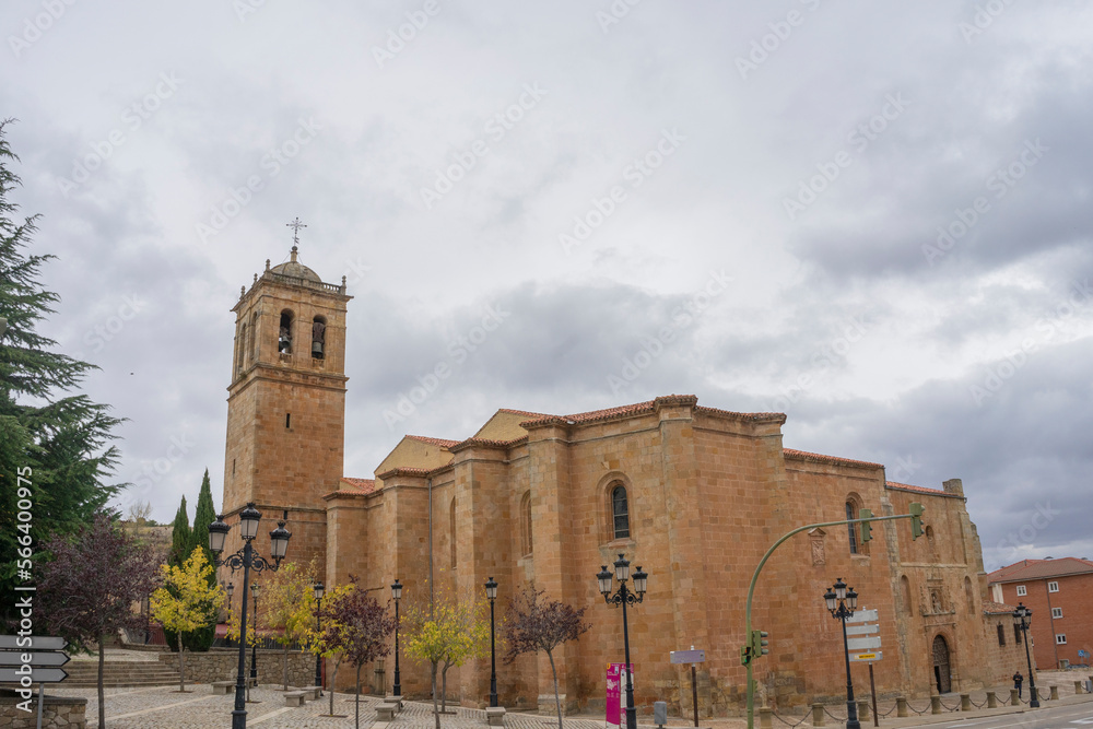 San Pedro Church located in the town of Soria, Spain
