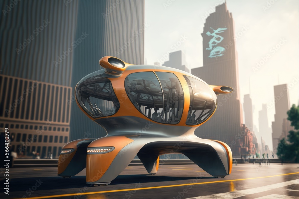 Future of urban air mobility, city air taxi, UAM urban air mobility ...