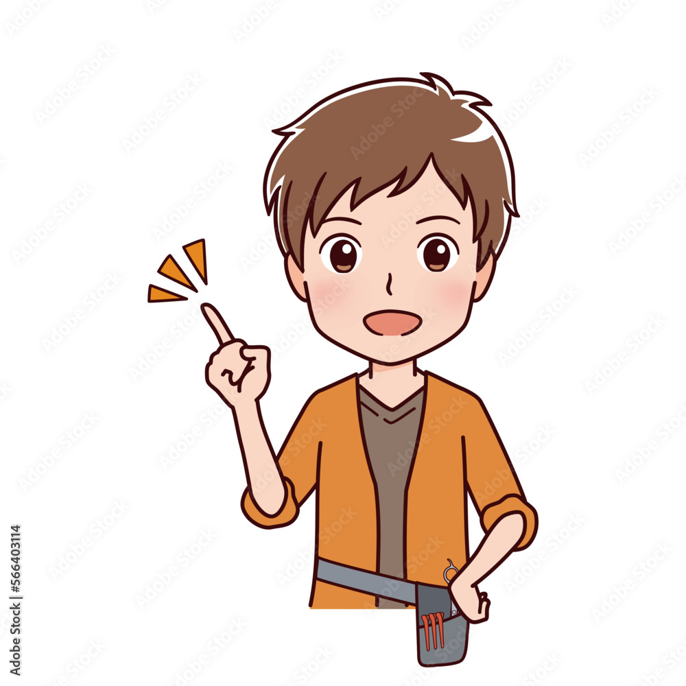 働く人々　職業のイラスト