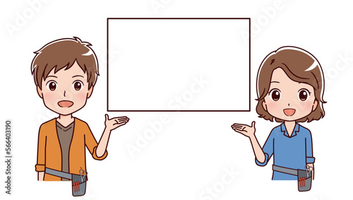 働く人々　職業のイラスト