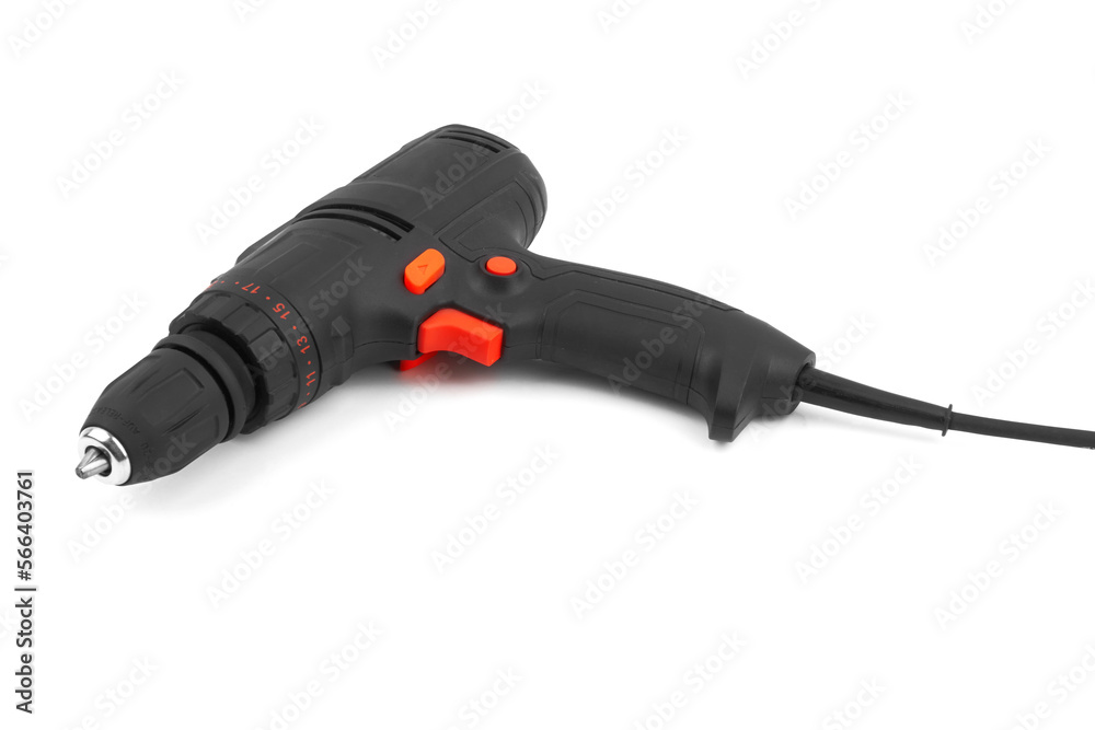 Screwdriver or drill isolated Screwdriver or drill isolated